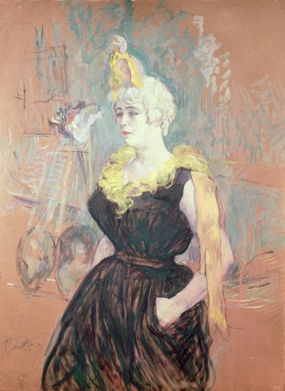 Die Clownin Cha-U-Kao von Henri de Toulouse Lautrec
